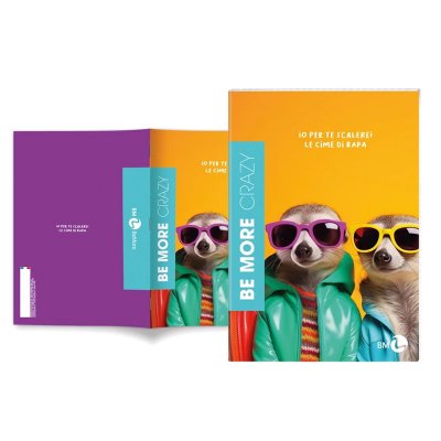 Zeszyt BE MORE CRAZY 96 stron