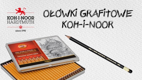 Ołówki artystyczne oraz grafitowe KOH-I-NOOR