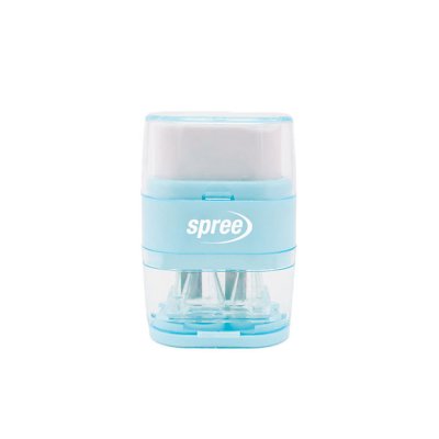 Temperówka podwójna z gumką SPREE