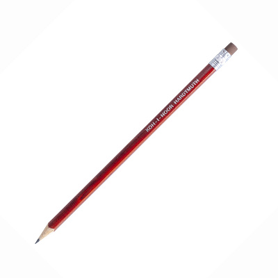 Ołówek trójboczny z gumką HB 