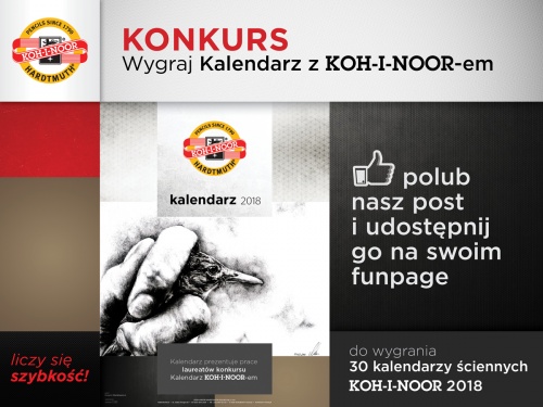 KONKURS WYGRAJ KALENDARZ Z KOH-I-NOOR-em