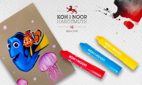 Jak rysować kredkami Tempera Stick Koh-I-Noor ?