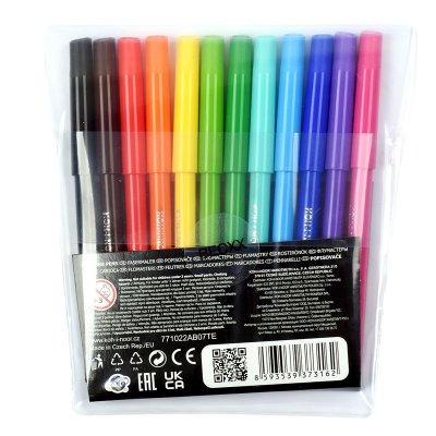 Flamastry szkolne BOOM w foliowym etui