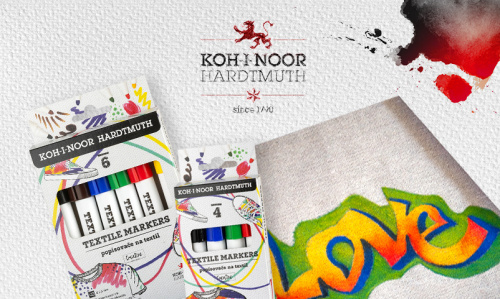 Markery do tkanin Koh-I-Noor
