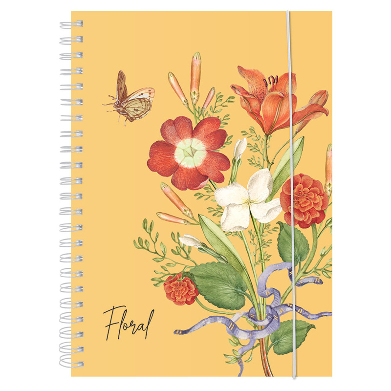 Notatnik SPREE A5 80 kartek FLORAL