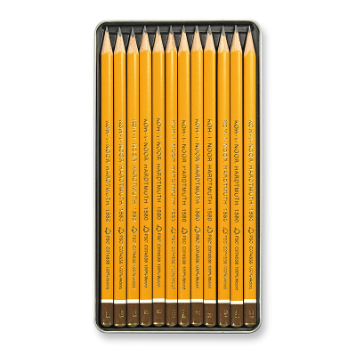 KOH-I-NOOR 6B-6H zestaw ołówków w op. metalowym
