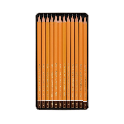 GRAPHIC 5B-5H zestaw ołówków w op. metalowym