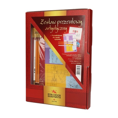 Zestaw prezentowy z Poradnikiem do nauki rysunku. Tom 2