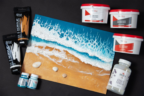 Jak tworzyć obraz za pomocą past strukturalnych Rosa 