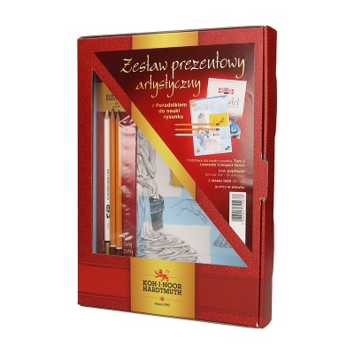 Zestaw prezentowy z Poradnikiem do nauki rysunku. Tom 3