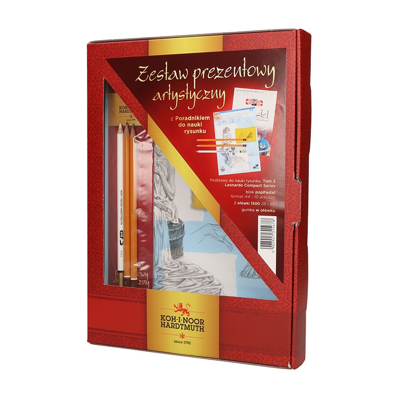 Zestaw prezentowy z Poradnikiem do nauki rysunku. Tom 3